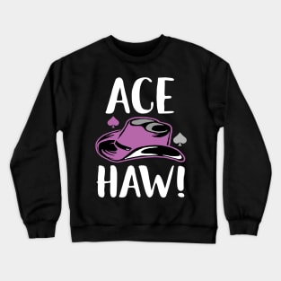 Ace Haw Asexual Cowboy Crewneck Sweatshirt